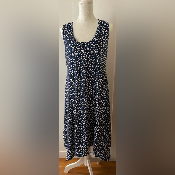 L’Atelier navy & white Polka dot dress - Picture 1 of 7